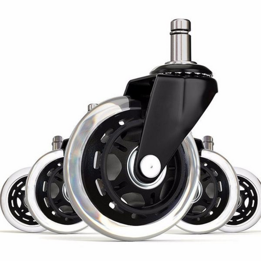 Rubber wheel castor K02